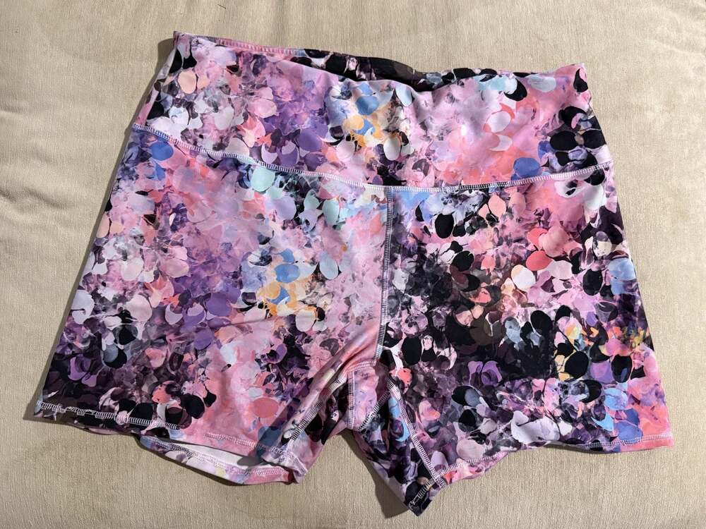 RBX Live Life Active Women's Floral Print Athletic Shorts Size 2X